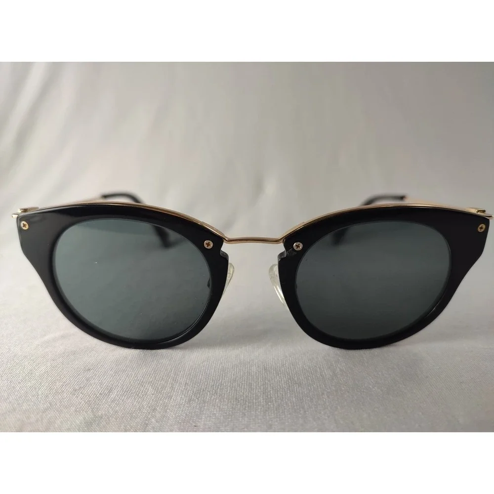 Warby Parker Hadley 3100 Jet Black Gold Italy Eyeglass Frames 47-21-140 - Picture 2 of 12